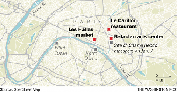 Paris street map